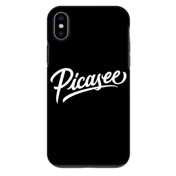 Maskica za Apple iPhone XS Max - Picasee - old logo - white