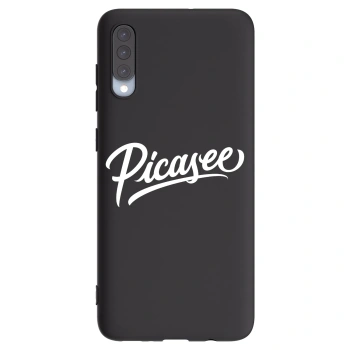 Picasee crna silikonska maskica za Samsung Galaxy A70 A705F - Picasee - old logo - white