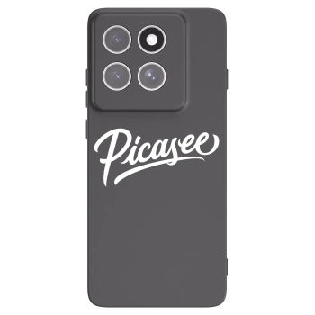 Picasee crna silikonska maskica za Motorola Edge 60 Pro - Picasee - old logo - white