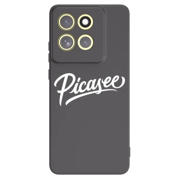 Picasee crna silikonska maskica za Motorola Moto G86 5G - Picasee - old logo - white