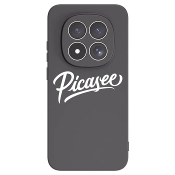 Picasee crna silikonska maskica za Xiaomi Redmi Note 15 Pro 4G - Picasee - old logo - white