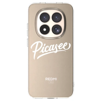 Picasee silikonska prozirna maskica za Xiaomi Redmi Note 15 Pro 4G - Picasee - old logo - white