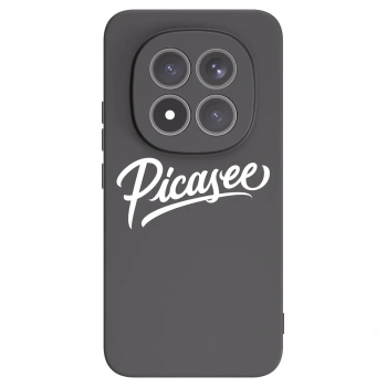 Picasee crna silikonska maskica za Xiaomi Redmi Note 15 Pro+ - Picasee - old logo - white