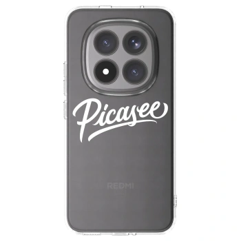 Picasee silikonska prozirna maskica za Xiaomi Redmi Note 15 Pro+ - Picasee - old logo - white