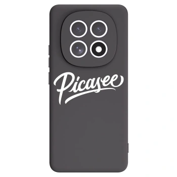 Picasee crna silikonska maskica za Xiaomi Redmi Note 15 - Picasee - old logo - white