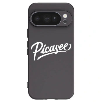 Picasee crna silikonska maskica za Google Pixel 10 Pro - Picasee - old logo - white