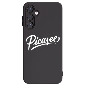 Picasee crna silikonska maskica za Samsung Galaxy A16 4G - Picasee - old logo - white