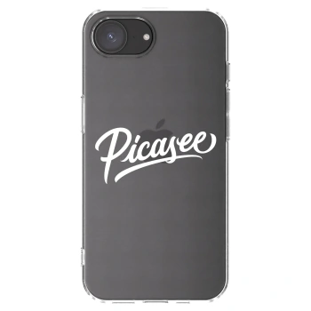 Picasee silikonska prozirna maskica za Apple iPhone 17e - Picasee - old logo - white