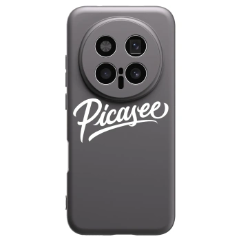 Picasee crna silikonska maskica za Honor Magic8 Pro 5G - Picasee - old logo - white