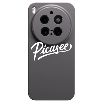 Picasee crna silikonska maskica za Vivo X300 Pro - Picasee - old logo - white