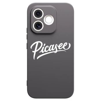 Picasee crna silikonska maskica za Honor 600 Lite - Picasee - old logo - white