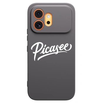 Picasee crna silikonska maskica za Honor 600 - Picasee - old logo - white