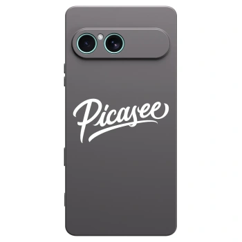 Picasee crna silikonska maskica za Sony Xperia 10 VII - Picasee - old logo - white