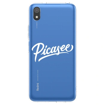 Picasee silikonska prozirna maskica za Xiaomi Redmi 7A - Picasee - old logo - white