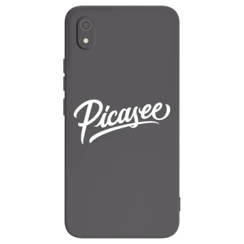 Picasee crna silikonska maskica za Xiaomi Redmi 7A - Picasee - old logo - white