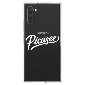 Picasee silikonska prozirna maskica za Samsung Galaxy Note 10 N970F - Picasee - old logo - white