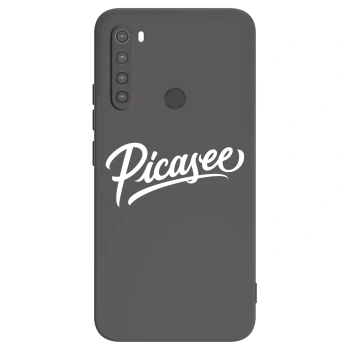 Picasee crna silikonska maskica za Xiaomi Redmi Note 8 - Picasee - old logo - white