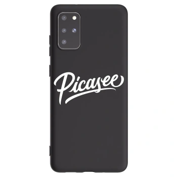 Picasee crna silikonska maskica za Samsung Galaxy S20+ G985F - Picasee - old logo - white