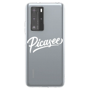 Maskica za Huawei P40 Pro - Picasee - old logo - white