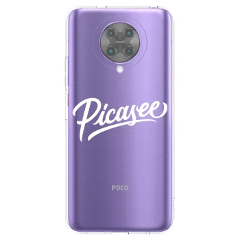 Picasee silikonska prozirna maskica za Xiaomi Poco F2 Pro - Picasee - old logo - white