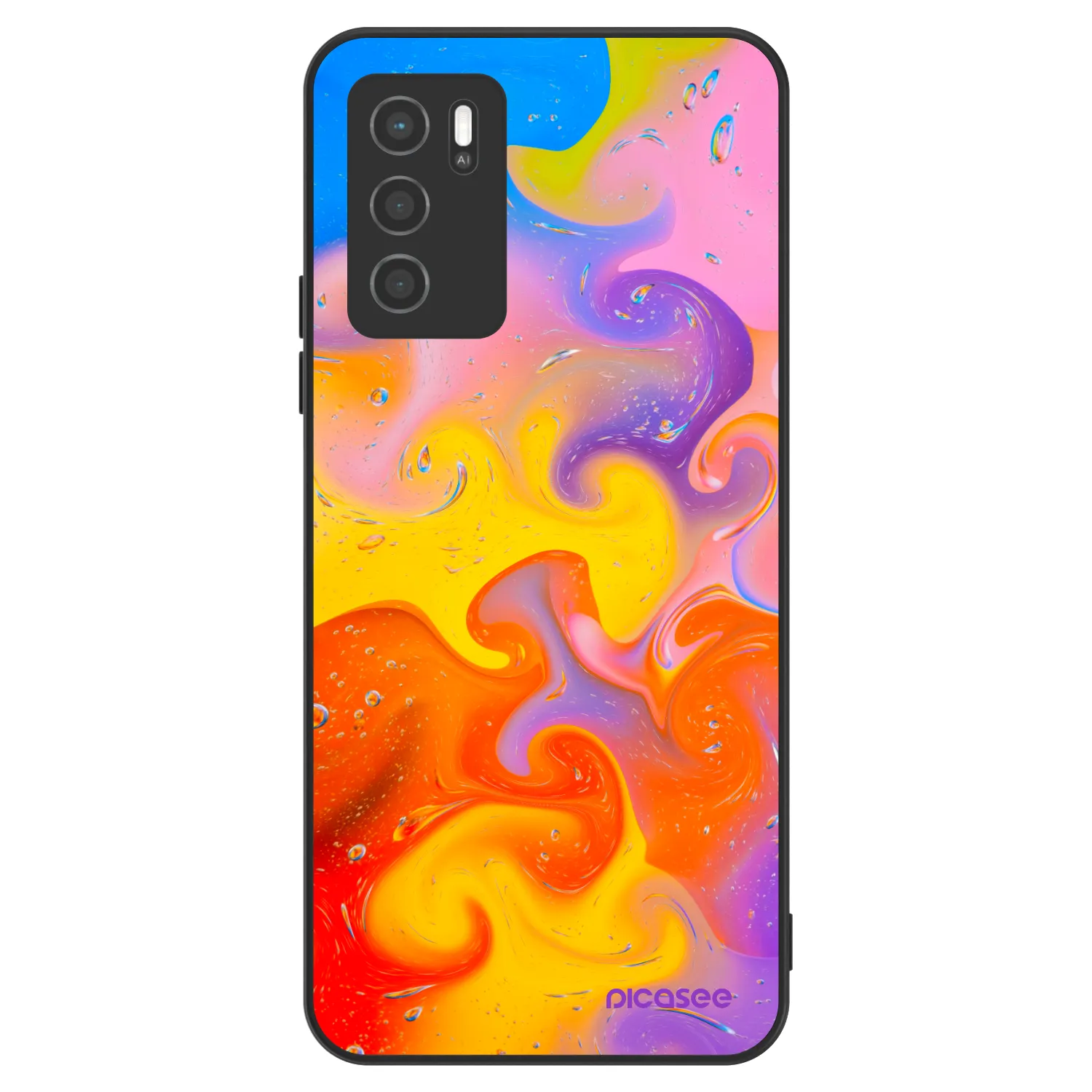 Picasee ULTIMATE CASE za OPPO A16s - Bubbles