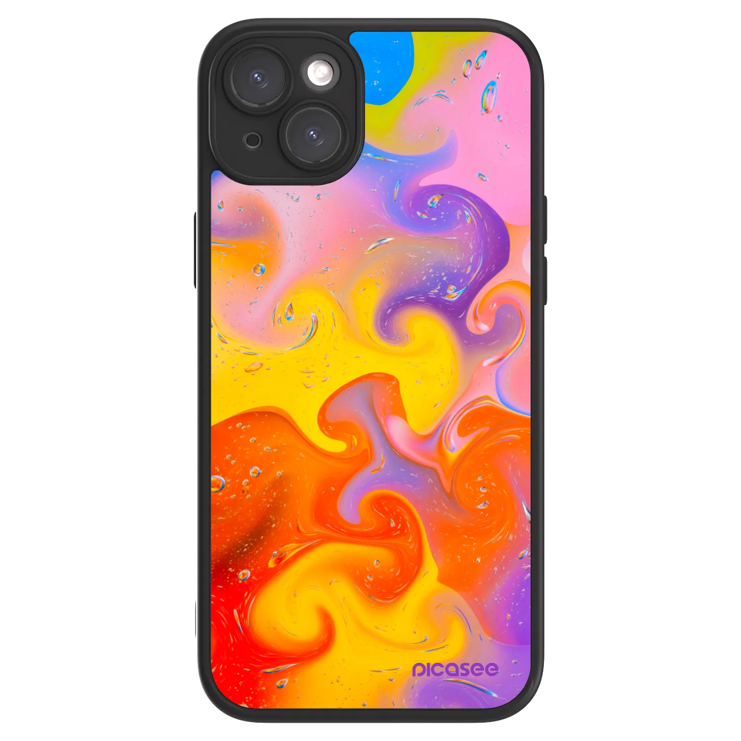 Picasee ULTIMATE CASE MagSafe za Apple iPhone 15 Plus - Bubbles