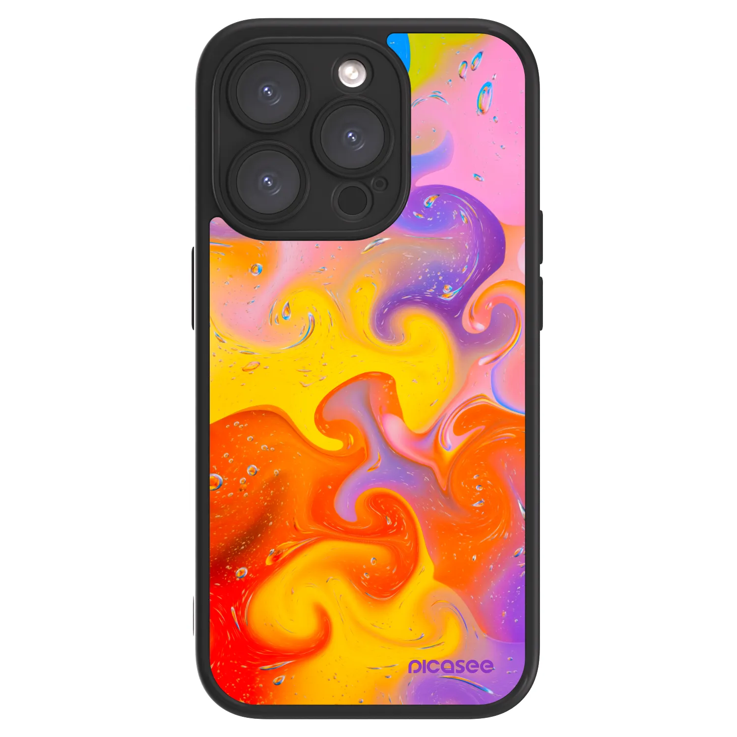 Picasee ULTIMATE CASE MagSafe za Apple iPhone 15 Pro - Bubbles