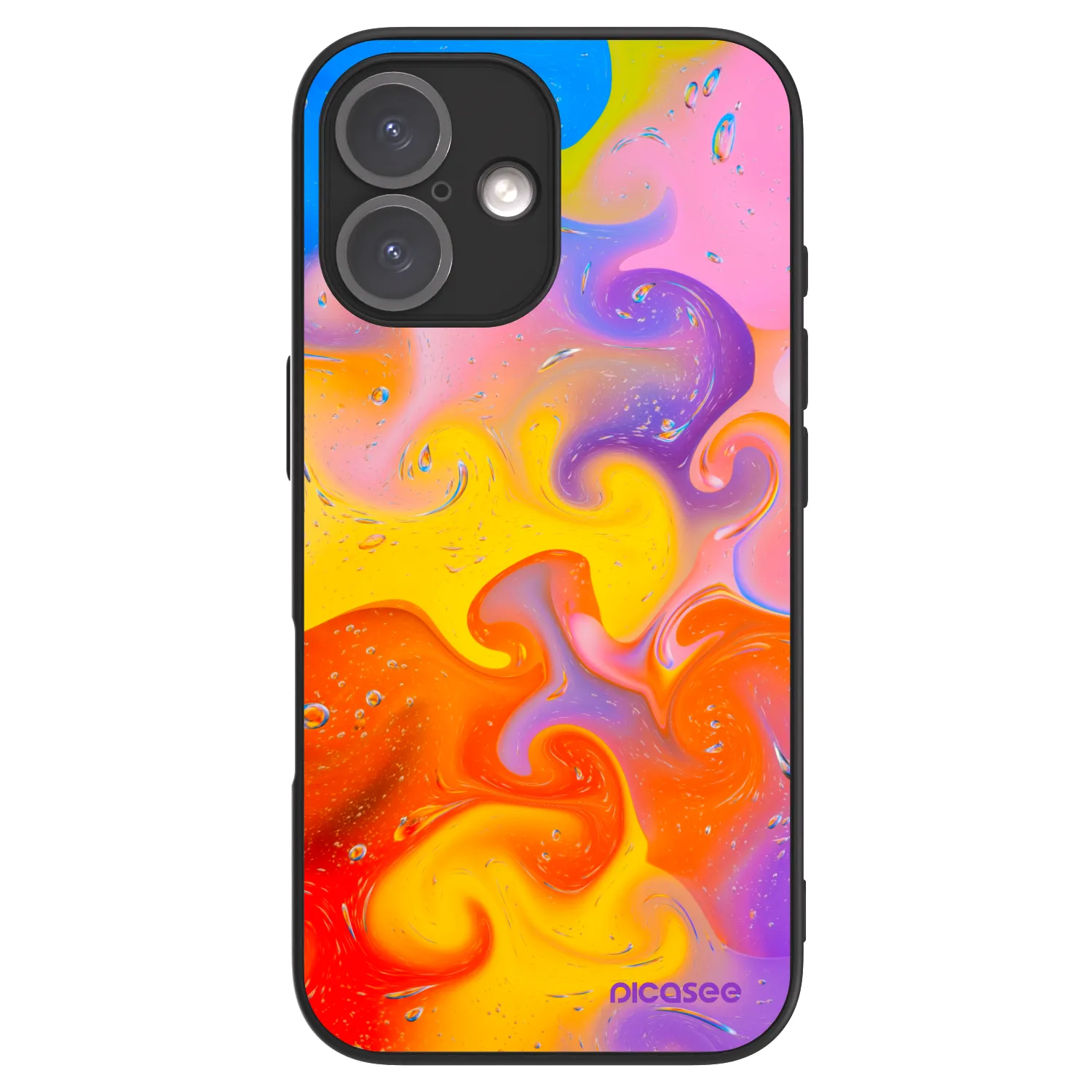 Picasee ULTIMATE CASE MagSafe za Apple iPhone 16 - Bubbles