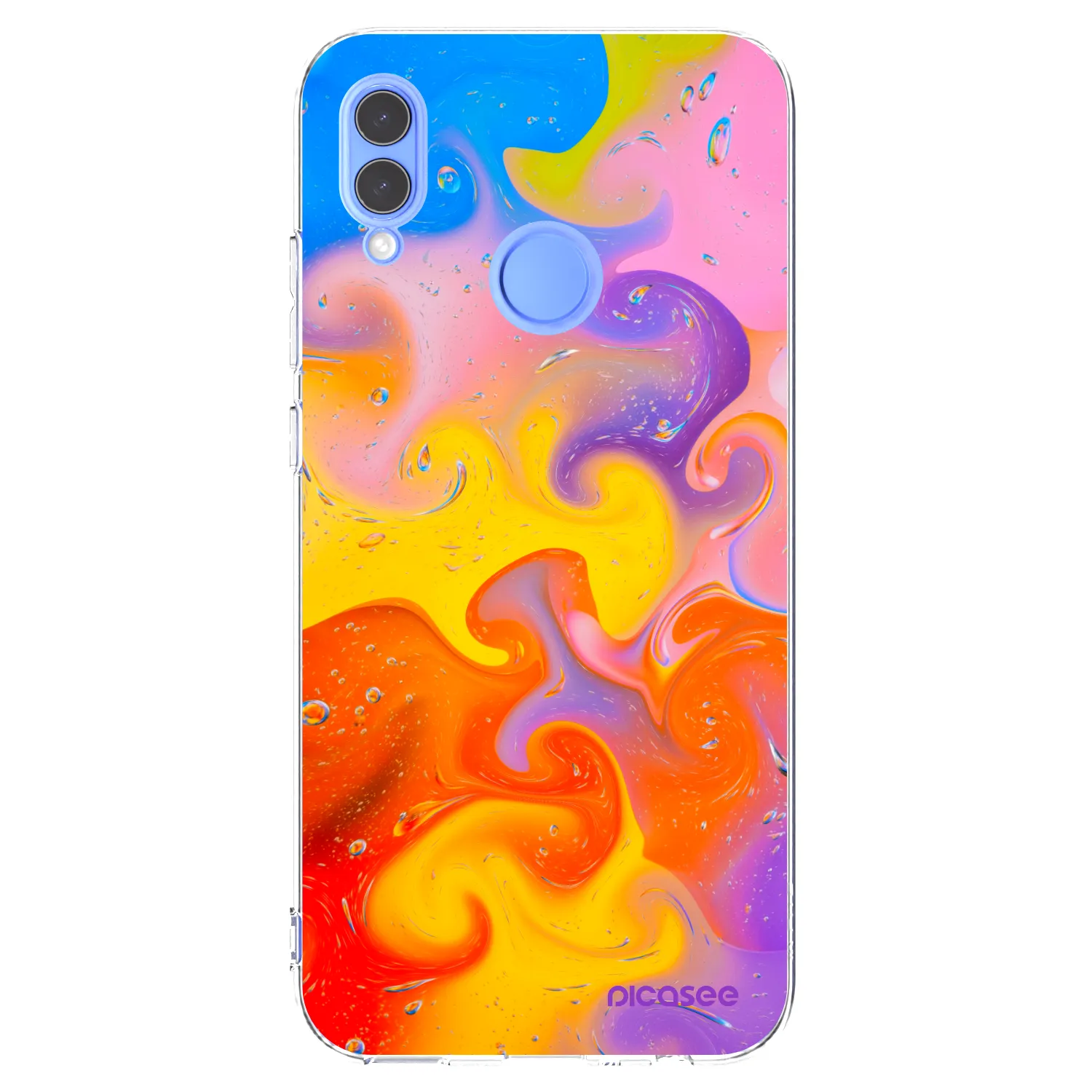 Picasee silikonska prozirna maskica za Huawei P Smart 2019 - Bubbles