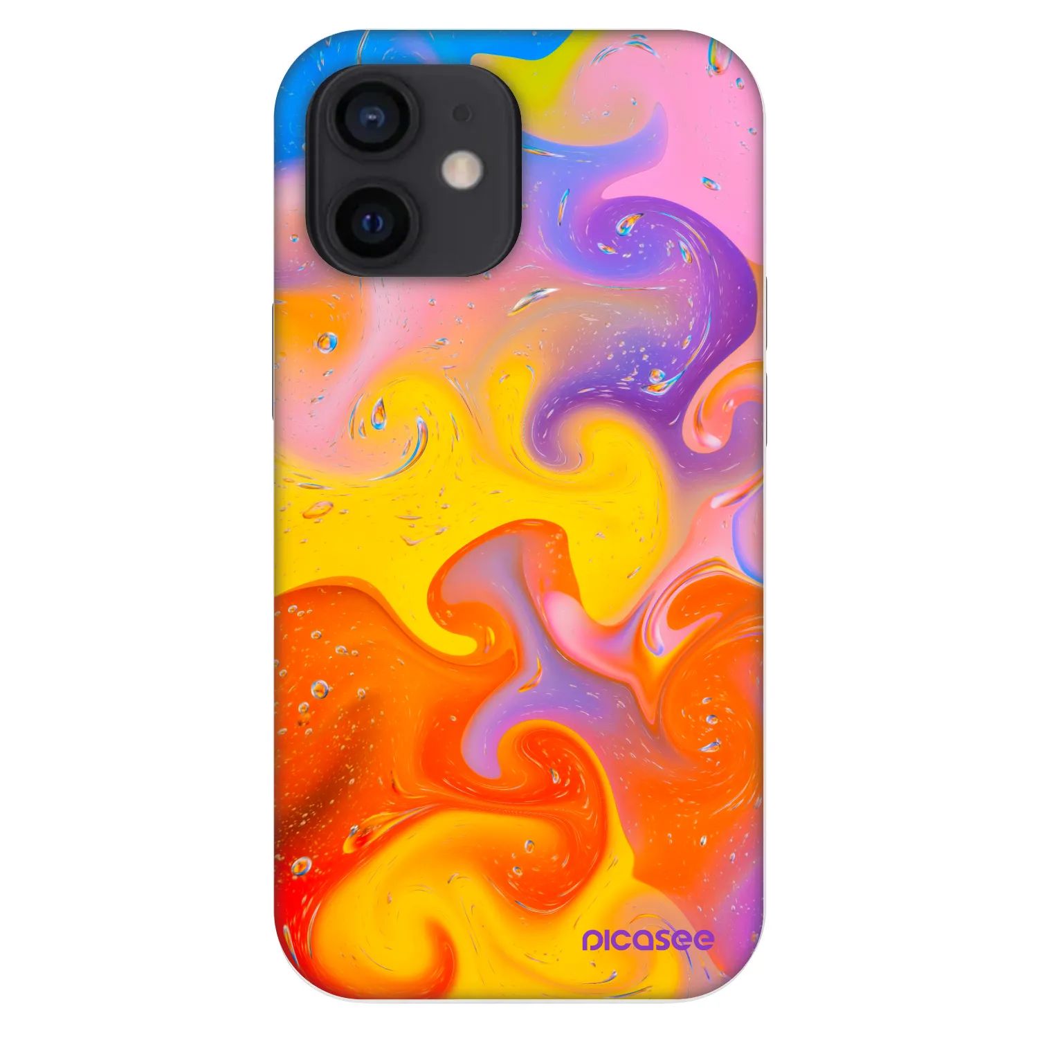 Picasee Fashion Case za Apple iPhone 12 mini - Bubbles