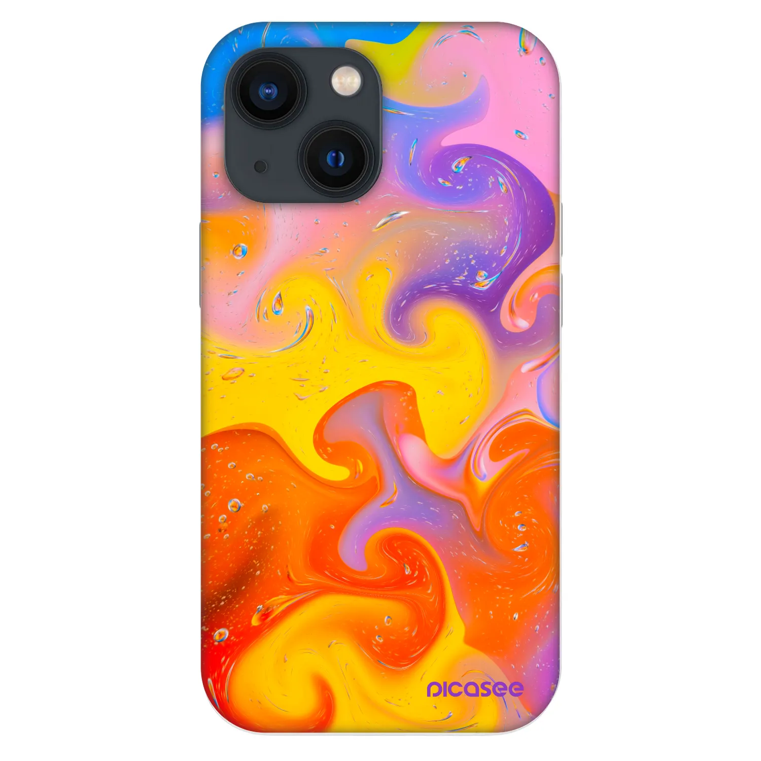 Picasee Fashion Case za Apple iPhone 13 mini - Bubbles