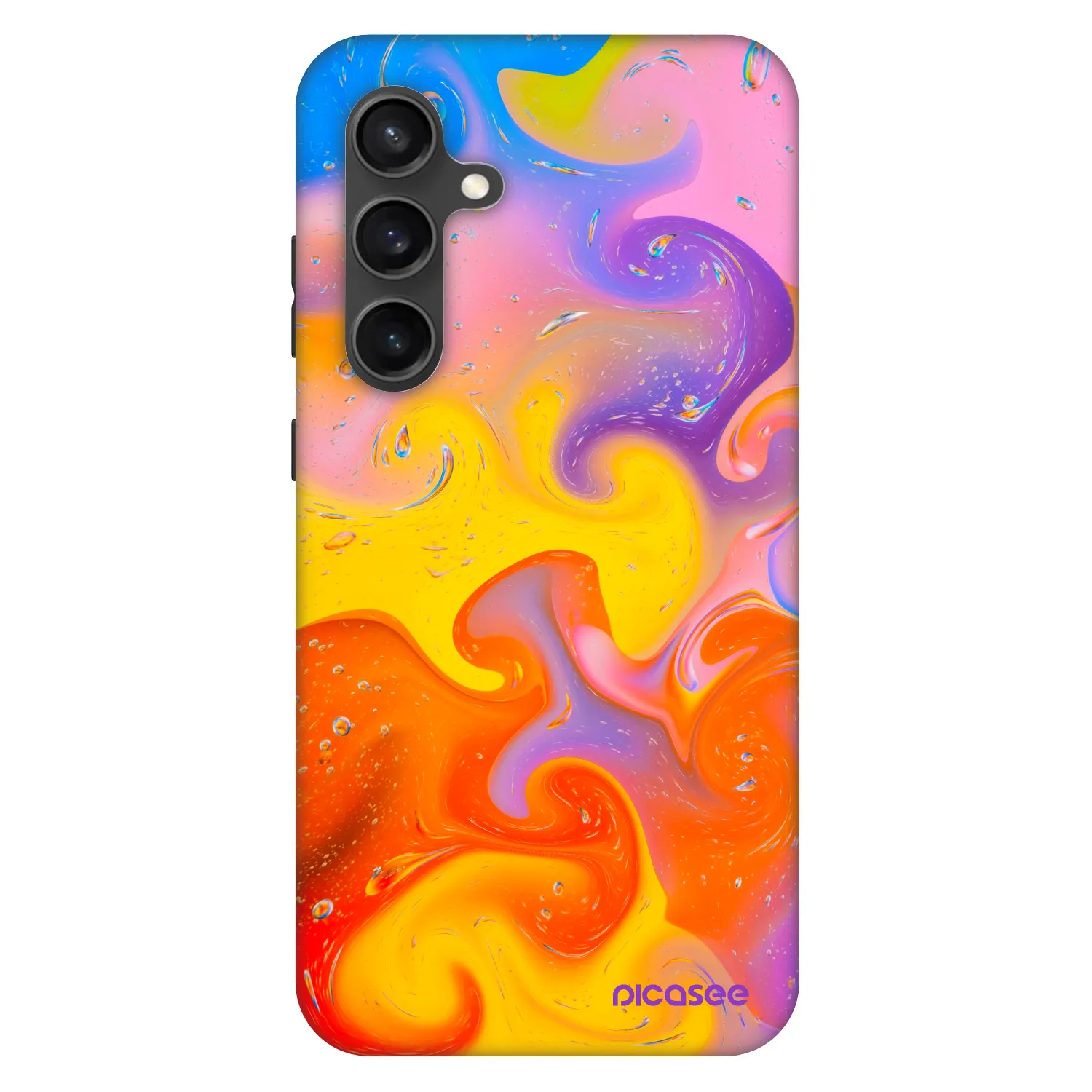 Picasee Fashion Case za Samsung Galaxy S24 FE S721B - Bubbles