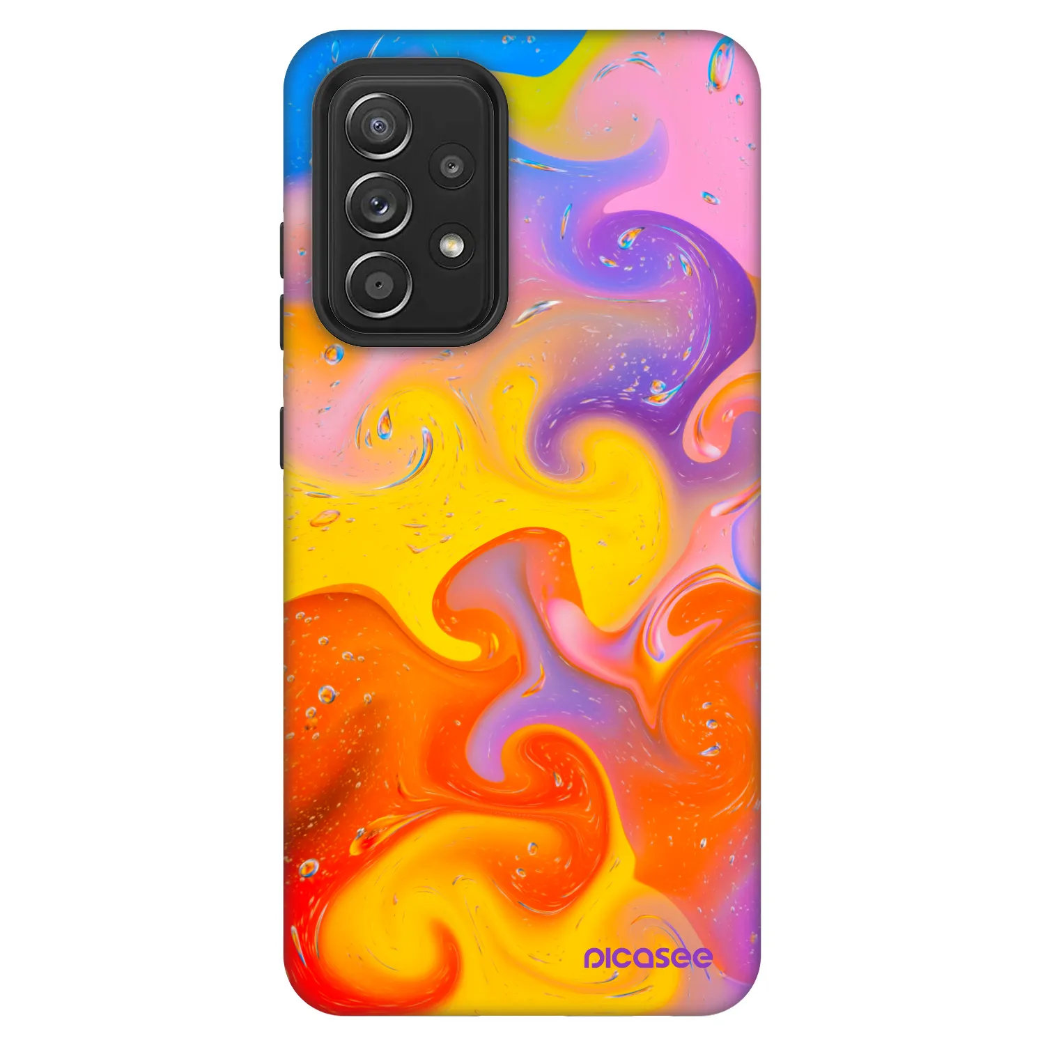 Picasee Fashion Case za Samsung Galaxy A52s 5G A528B - Bubbles