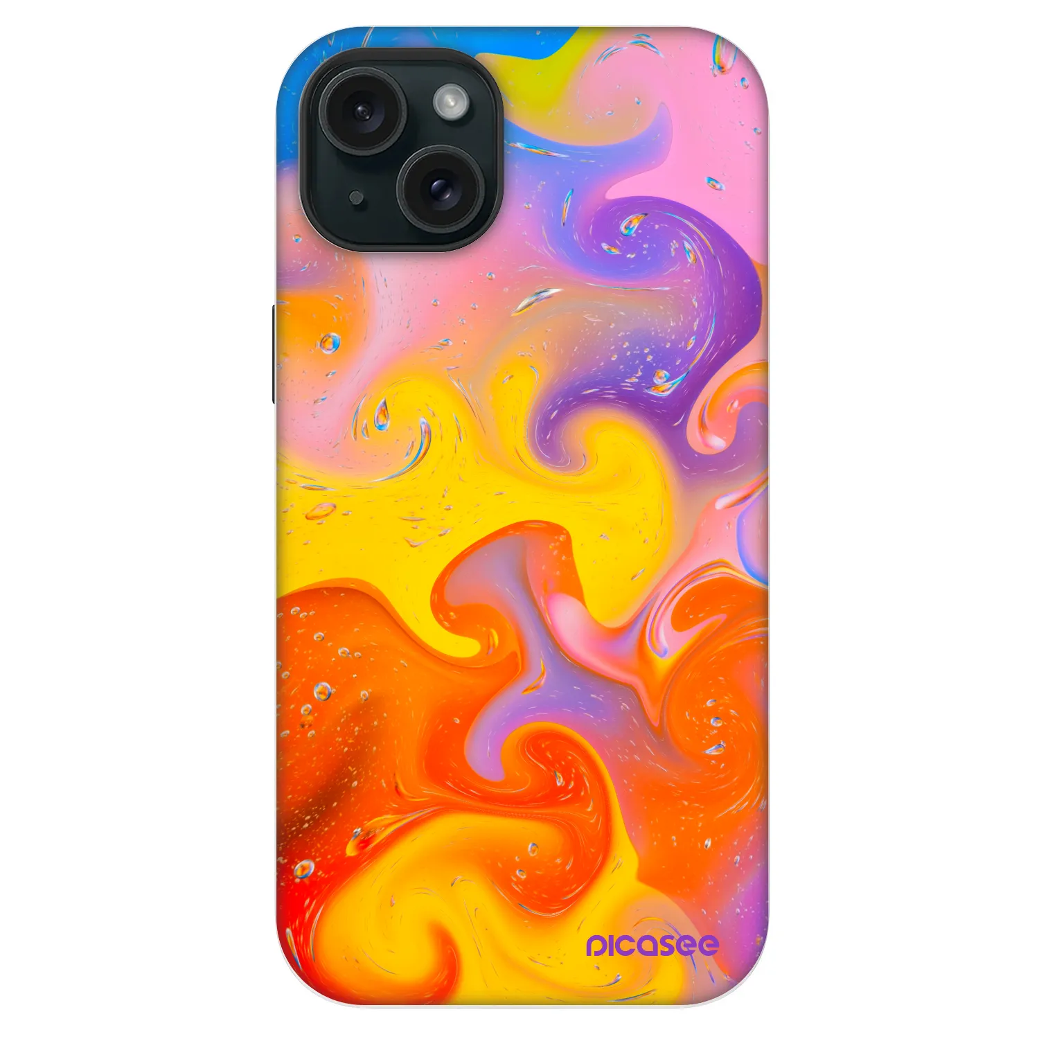 Picasee Fashion Case MagSafe za Apple iPhone 14 Plus - Bubbles