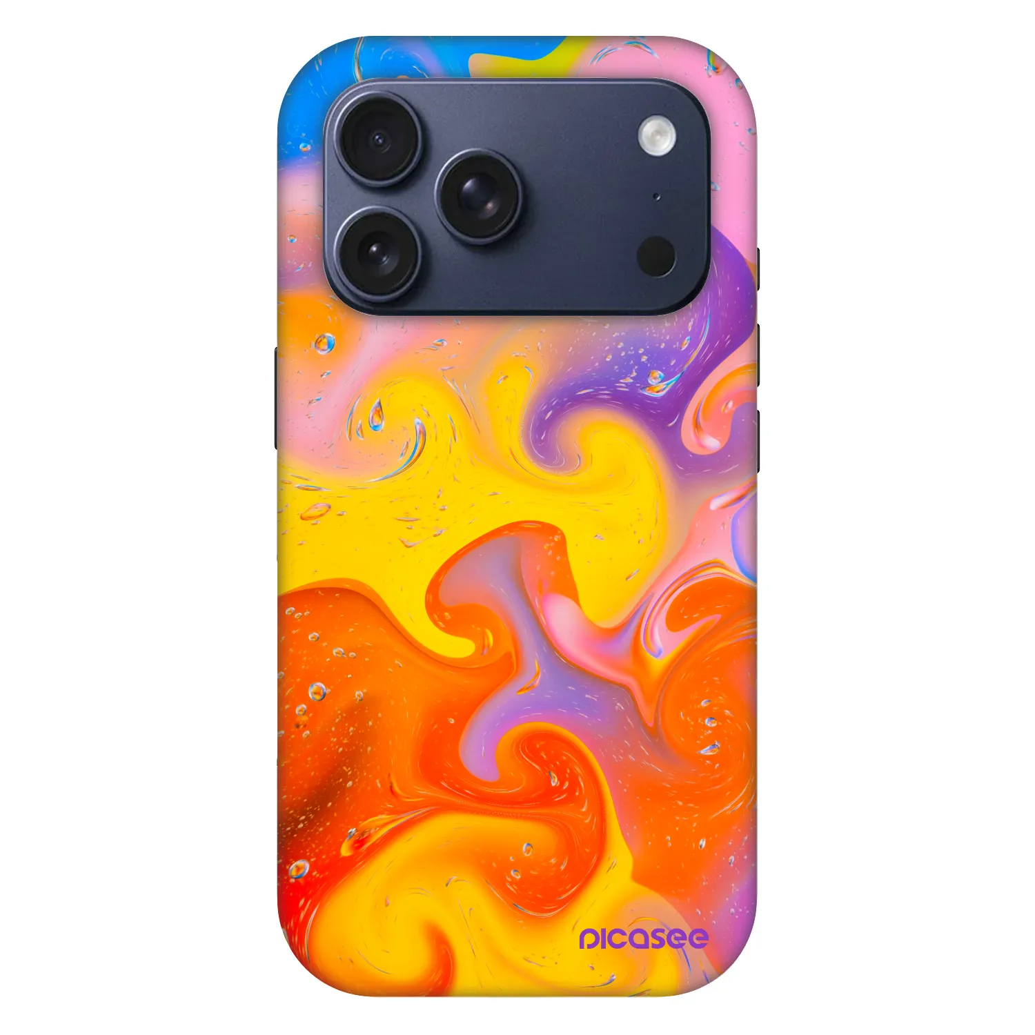 Picasee Fashion Case MagSafe za Apple iPhone 18 Pro - Bubbles