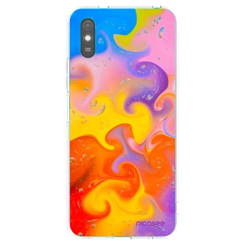 Picasee silikonska prozirna maskica za Xiaomi Redmi 9A - Bubbles