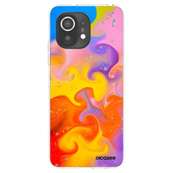 Picasee silikonska prozirna maskica za Xiaomi Mi 11 - Bubbles