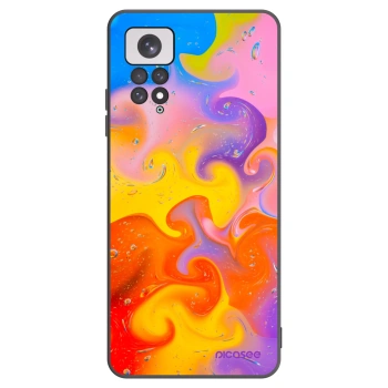 Picasee crna silikonska maskica za Xiaomi Redmi Note 11 - Bubbles