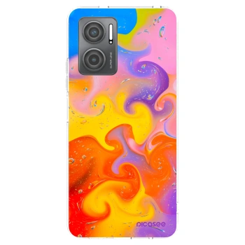 Picasee silikonska prozirna maskica za Xiaomi Redmi 10 5G - Bubbles