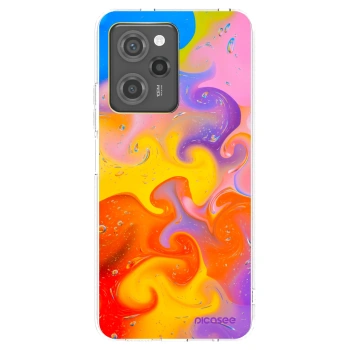 Picasee crna silikonska maskica za Xiaomi Poco X5 Pro - Bubbles