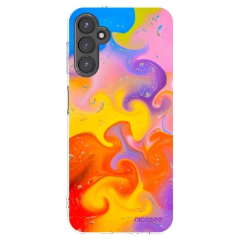 Picasee silikonska prozirna maskica za Samsung Galaxy A14 5G A146P - Bubbles