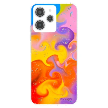 Picasee silikonska prozirna maskica za Xiaomi Redmi 12 4G - Bubbles