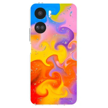 Picasee silikonska prozirna maskica za Honor 90 Lite 5G - Bubbles