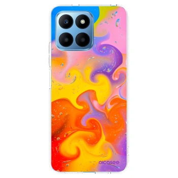 Picasee silikonska prozirna maskica za Honor 70 Lite - Bubbles