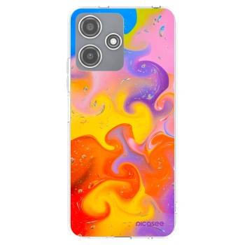 Picasee silikonska prozirna maskica za Xiaomi Redmi 12 5G - Bubbles
