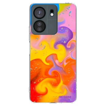 Picasee silikonska prozirna maskica za Xiaomi Redmi 13C 4G - Bubbles