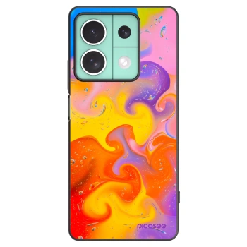 Picasee crna silikonska maskica za Xiaomi Redmi Note 13 5G - Bubbles