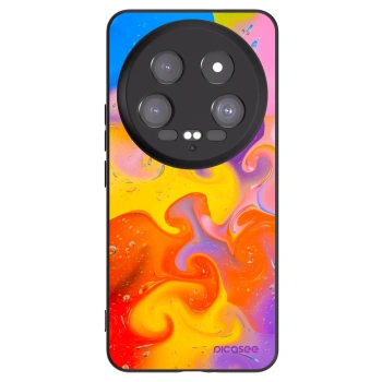 Picasee crna silikonska maskica za Xiaomi 14 Ultra - Bubbles