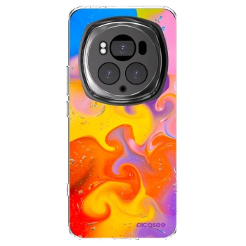 Picasee silikonska prozirna maskica za Honor Magic6 Pro - Bubbles