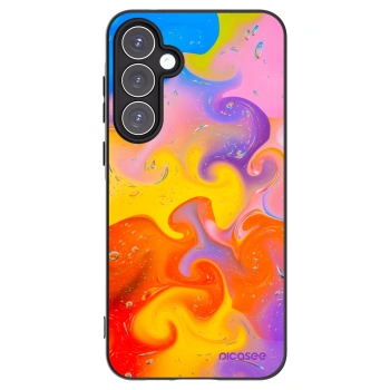 Picasee crna silikonska maskica za Samsung Galaxy A55 5G A556B - Bubbles